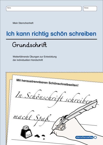 Ich kann richtig schön schreiben - Übungsheft zur Grundschrift - SALE Restposten!