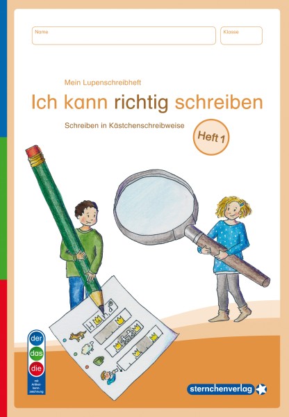 Mein Lupenschreibheft 1 - Ich kann richtig schreiben - Ausgabe mit Artikelkennzeichnung (DaZ)