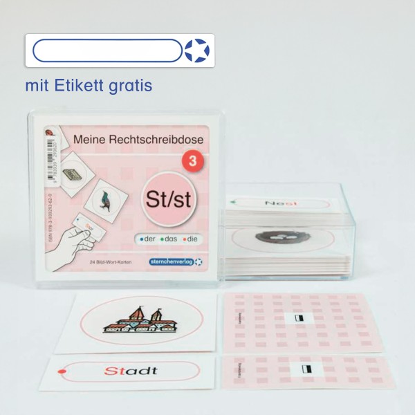 Meine Rechtschreibdose 3 - St/st-Wörter - SALE Restposten!