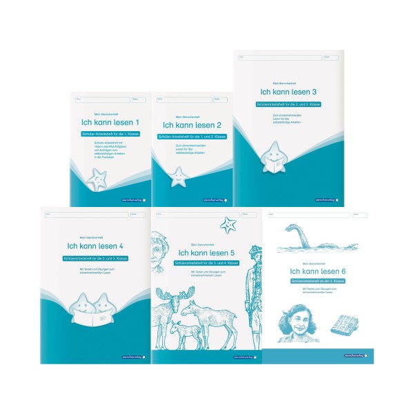 Ich kann lesen 1 bis 6 im Set - 6 Hefte