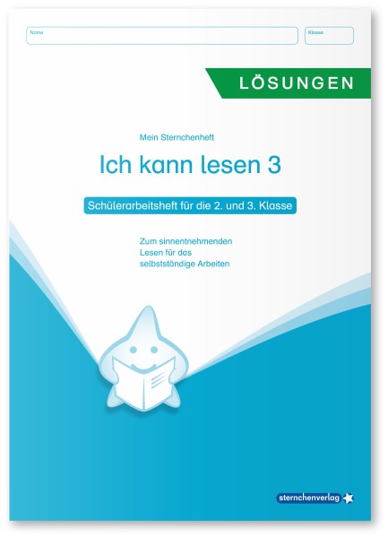 Ich kann lesen 3 - digitales Lösungsheft
