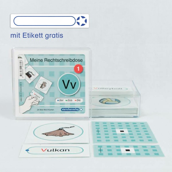 Meine Rechtschreibdose 1 - Vv-Wörter - SALE Restposten!