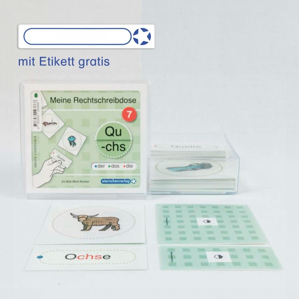 Meine Rechtschreibdose 7 - Qu/-chs-Wörter - SALE Restposten!