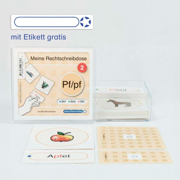 Meine Rechtschreibdose 2 - Pf/pf-Wörter - SALE Restposten!
