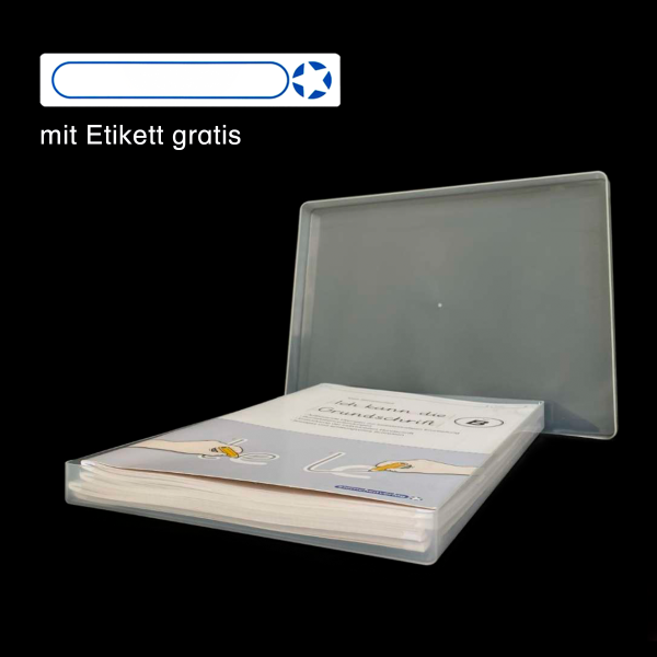 Rechteckdose A4 (flach) - Jetzt neu mit Etikett zum Beschriften