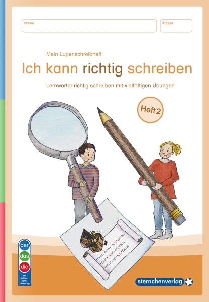 Mein Lupenschreibheft 2 - Ich kann richtig schreiben- Ausgabe mit Artikelkennzeichnung (DaZ)