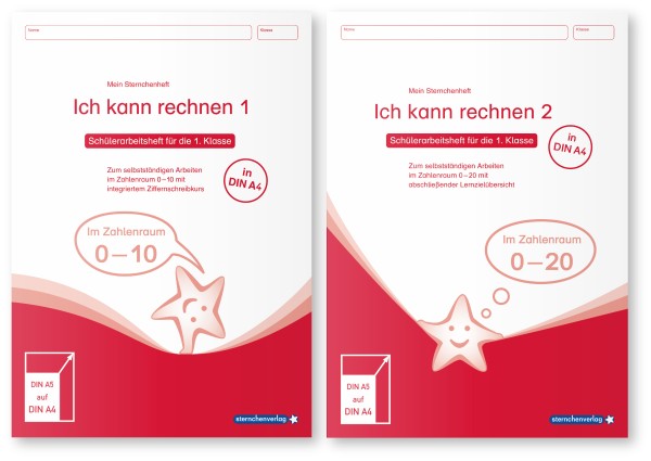 Ich kann rechnen 1 und 2 DIN A4 im Set - 2 Hefte