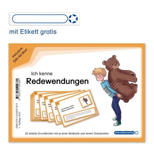Ich kenne Redewendungen - Jetzt neu mit Etikett zum Beschriften