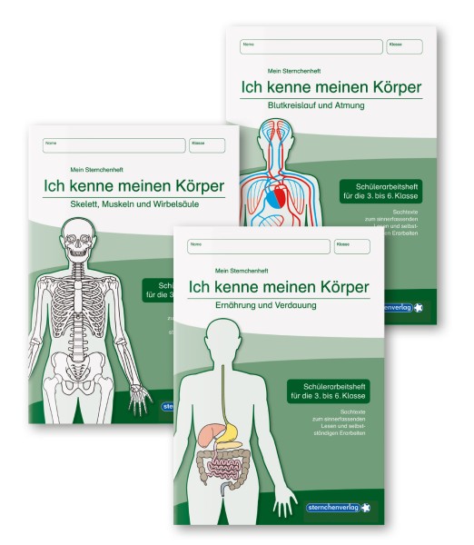 Ich kenne meinen Körper im Set - 3 Hefte