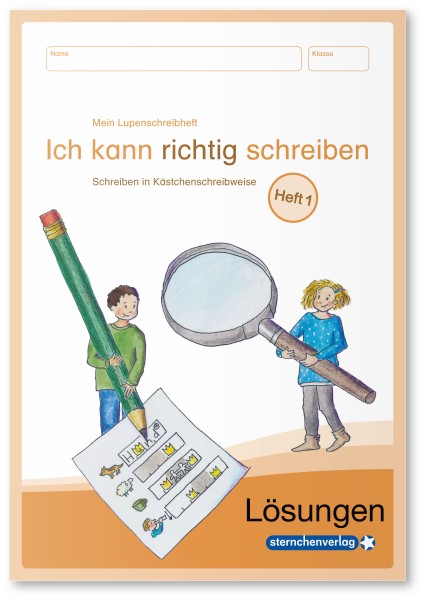 Mein Lupenschreibheft 1 - digitales Lösungsheft
